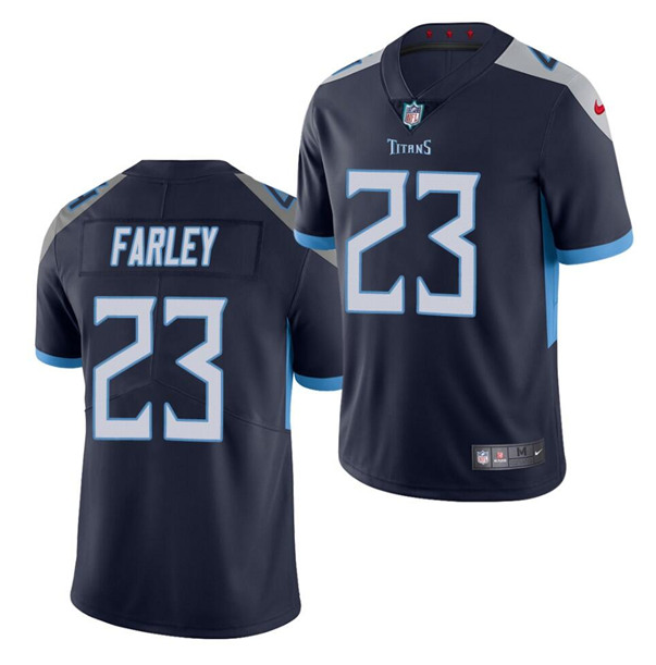 Men's Tennessee Titans #23 Caleb Farley Navy Vapor Untouchable Stitched Jersey Men's Tennessee Titans #23 Caleb Farley Navy Vapor Untouchable Stitched Jersey